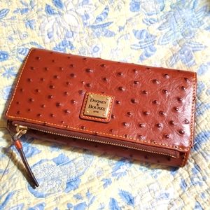 Dooney & Bourke ostrich wallet
